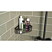 Tesa Aluxx Eckduschkorb (1-stöckig, Schwarz, Eloxiert) | BAUHAUS