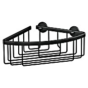 Tesa Aluxx Eckduschkorb (1-stöckig, Schwarz, Eloxiert) | BAUHAUS