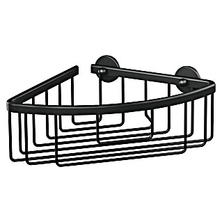 Tesa Aluxx Eckduschkorb (1-stöckig, Schwarz, Eloxiert)