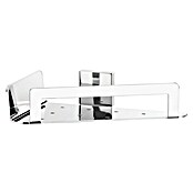 Tesa Deluxxe Eckduschkorb (L x B x H: 15 x 22 x 5,5 cm, Chrom, Glänzend) | BAUHAUS