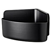Tesa Eckduschkorb Lavaa (17,5 x 17,5 x 12 cm, Schwarz, Matt) | BAUHAUS
