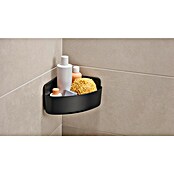 Tesa Eckduschkorb Lavaa (20 x 20 x 12 cm, Schwarz, Matt) | BAUHAUS