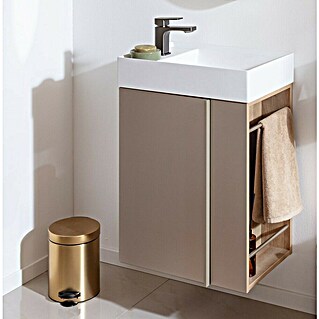 Camargue Marea Badmöbel-Set Mini (Gesamtbreite Badmöbel: 50 cm, Berg Eiche/Goldbronze, Matt)