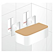 Tesa Aufbewahrungsbox Baboo (L x B x H: 8,6 x 8 x 11 cm, ABS-Kunststoff, Weiß) | BAUHAUS