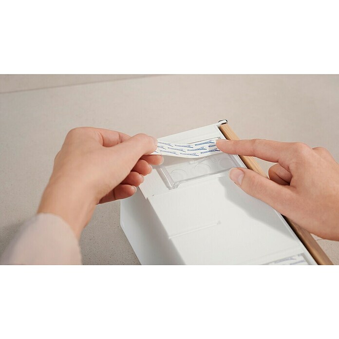 Tesa Aufbewahrungsbox Baboo (L x B x H: 8,6 x 8 x 11 cm, ABS-Kunststoff, Weiß) | BAUHAUS