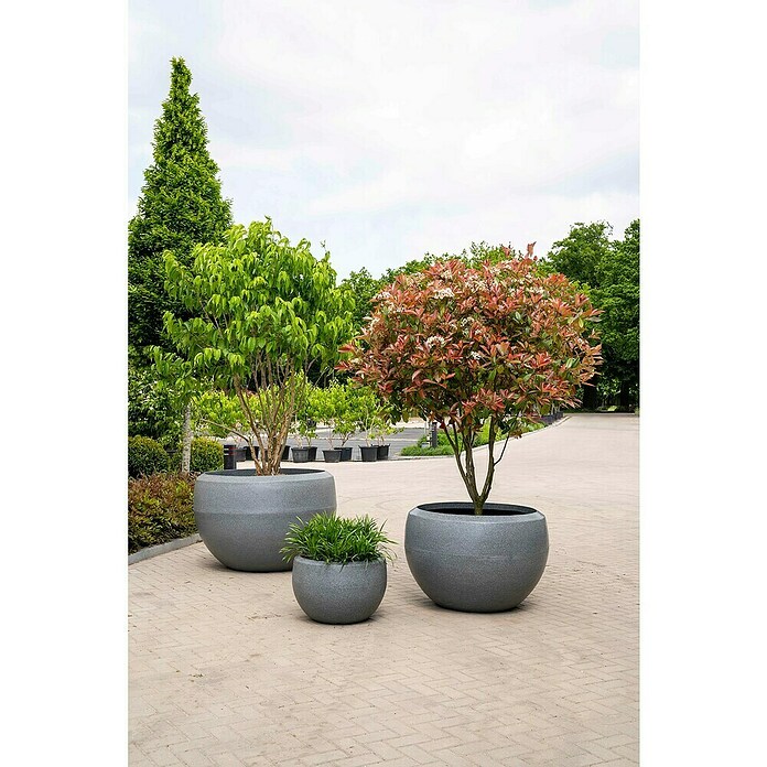 Capi Europe Cubremaceta redondo Granite (Dimensiones externas (Ø x Al): 67 x 45 cm, Antracita, Plástico, Mate) | BAUHAUS