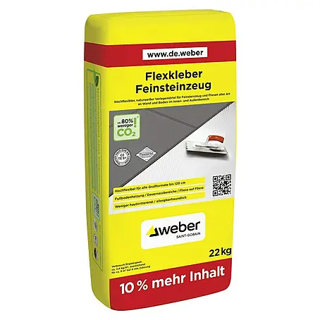 SG Weber  Flexkleber Feinsteinzeug