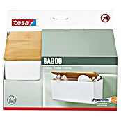 Tesa Aufbewahrungsbox Baboo (L x B x H: 24,2 x 10,2 x 11 cm, ABS-Kunststoff, Weiß/Bambus) | BAUHAUS