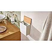 Tesa Aufbewahrungsbox Baboo (L x B x H: 18,2 x 10,2 x 21 cm, ABS-Kunststoff, Weiß/Bambus) | BAUHAUS
