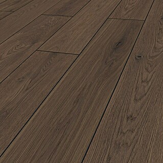 LOGOCLIC Vinto Laminat Classic Eiche Cocoa (1.288 x 195 x 8 mm, Landhausdiele, Eiche Cocoa)