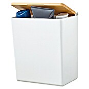 Tesa Aufbewahrungsbox Baboo (L x B x H: 18,2 x 10,2 x 21 cm, ABS-Kunststoff, Weiß/Bambus) | BAUHAUS