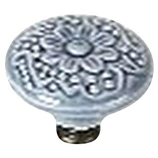Rei Pomo para muebles (Diámetro: 44 mm, Azul, Brillante, 2 ud.)