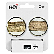 Rei Pomo para muebles (Diámetro: 40 mm, Beige, Brillante, 2 ud.) | BAUHAUS