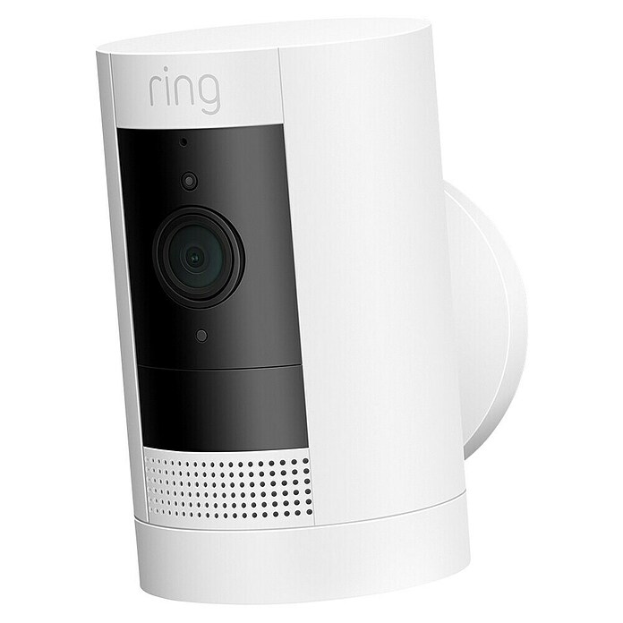 Ring Cámara (Funcionamiento con batería, 1080 píxeles (Full HD), Blanco)