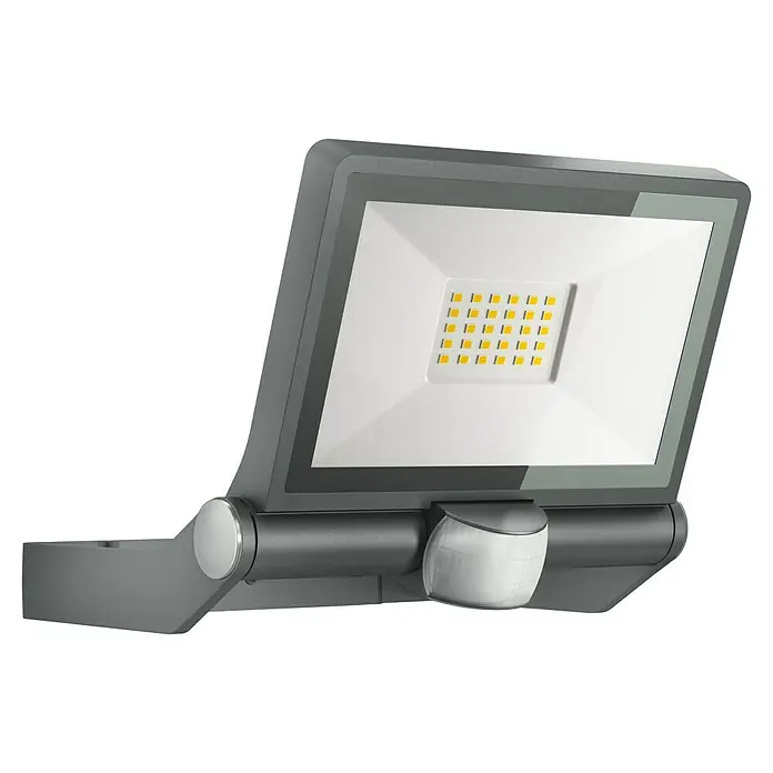 Steinel LED-Sensor-Außenwandstrahler XLED ONE S anthrazit - 18,6 W, L x B x H: 20,2 x 22,9 x 19,5 cm, Anthrazit, IP44 - Die LED-Außenleuchte mit Bewegungsmelder in Grau bietet zuverlässige Beleuchtung für jeden Außenbereich und sorgt für mehr Sicherheit.