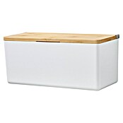 Tesa Aufbewahrungsbox Baboo (L x B x H: 24,2 x 10,2 x 11 cm, ABS-Kunststoff, Weiß/Bambus) | BAUHAUS