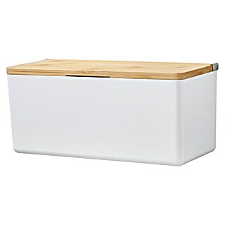 Tesa Aufbewahrungsbox Baboo M (L x B x H: 24,2 x 10,2 x 11 cm, ABS-Kunststoff, Weiß)