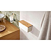 Tesa Aufbewahrungsbox Baboo (L x B x H: 24,2 x 10,2 x 11 cm, ABS-Kunststoff, Weiß/Bambus) | BAUHAUS
