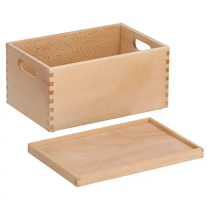 Zeller Present Deckel - L x B: 30 x 20 cm, Passend für: Zeller Present Stapelbox 30 x 20 cm, Holz - Holzkiste mit Deckel, ideal zur Aufbewahrung. Robuste Konstruktion mit Griffen für einfachen Transport.