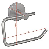 Tesa Moon Držač toaletnog papira  (Bez poklopca, Grafit, Mat) | BAUHAUS