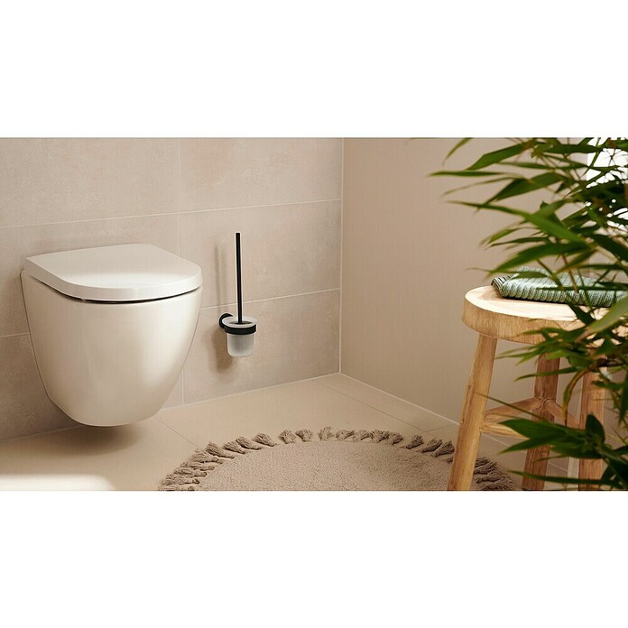 Tesa Moon WC-Bürstengarnitur (Mit Halterung, Metall, Bronze) | BAUHAUS