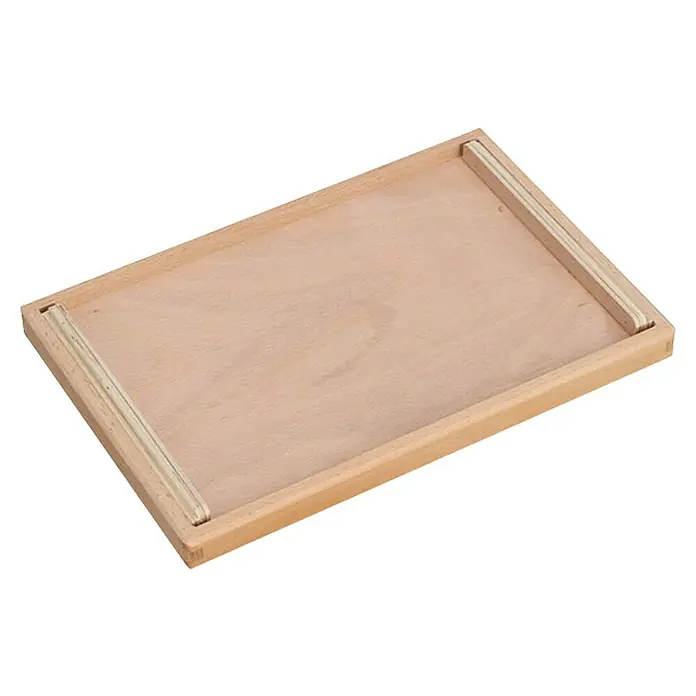 Zeller Present Deckel - L x B: 30 x 20 cm, Passend für: Zeller Present Stapelbox 30 x 20 cm, Holz - Holztablett mit erhöhten Rändern, ideal für Servier- und Präsentationszwecke. Robustes und vielseitiges Design für den täglichen Gebrauch.