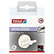 Tesa Moon Kupaonska kukica za ručnik  (S 2 kraka, Bijela, Mat) | BAUHAUS