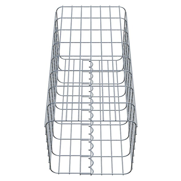 Gabiona Gabionensäule (37 x 37 x 80 cm, Metall, Maschenbreite: 50 mm, Maschenhöhe: 100 mm) | BAUHAUS