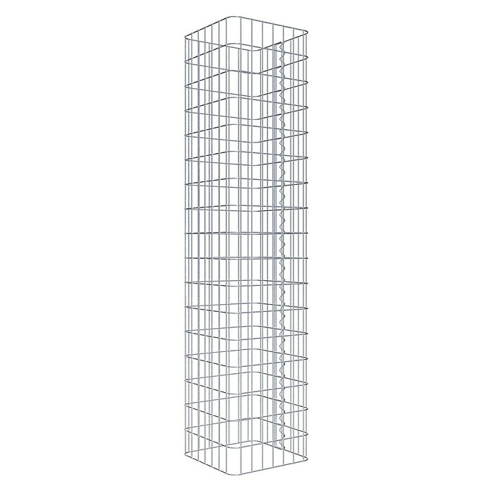 Gabiona Gabionensäule (37 x 37 x 170 cm, Metall, Maschenbreite: 50 mm, Maschenhöhe: 100 mm) | BAUHAUS