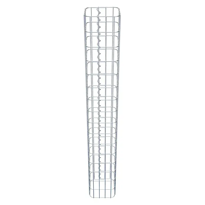 Gabiona Gabionensäule22 x 22 x 160 cm, Metall, Maschenbreite: 50 mm, Maschenhöhe: 100 mm