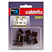 Inofix Cablefix Pieza de unión para canaleta 2201 (Marrón, 10 uds.)