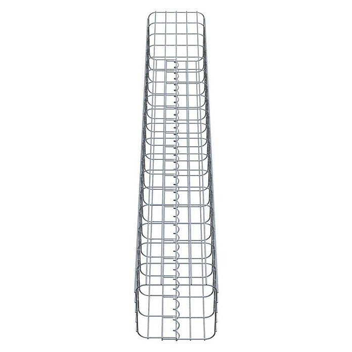 Gabiona Gabionensäule (27 x 27 x 180 cm, Metall, Maschenbreite: 50 mm, Maschenhöhe: 100 mm) | BAUHAUS