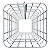 Gabiona Gabionensäule (27 x 27 x 120 cm, Metall, Maschenbreite: 50 mm, Maschenhöhe: 100 mm) | BAUHAUS