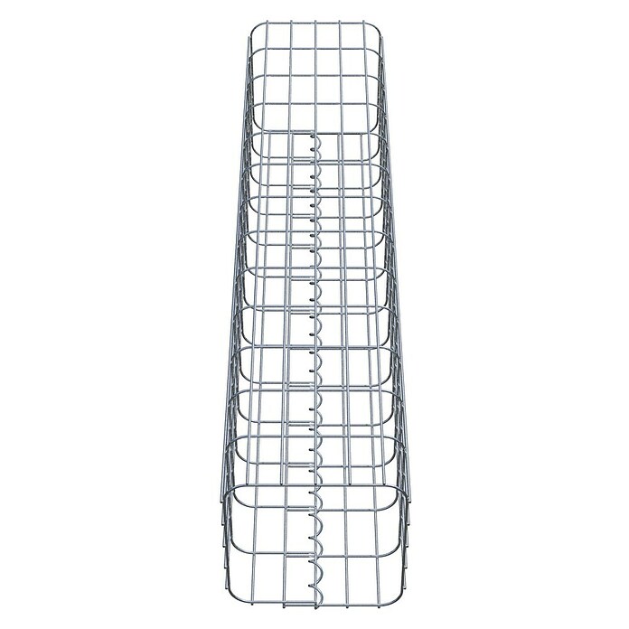 Gabiona Gabionensäule (27 x 27 x 130 cm, Metall, Maschenbreite: 50 mm, Maschenhöhe: 100 mm) | BAUHAUS