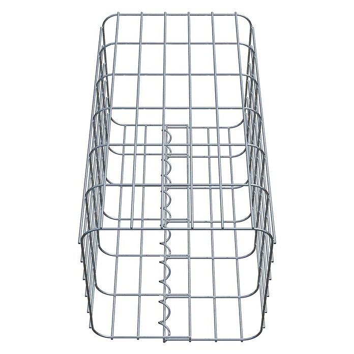 Gabiona Gabionensäule (32 x 32 x 60 cm, Metall, Maschenbreite: 50 mm, Maschenhöhe: 100 mm) | BAUHAUS