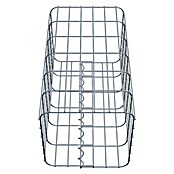 Gabiona Gabionensäule (32 x 32 x 60 cm, Metall, Maschenbreite: 50 mm, Maschenhöhe: 100 mm) | BAUHAUS