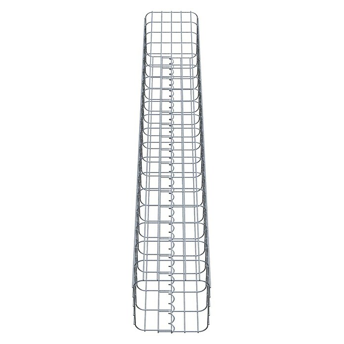 Gabiona Gabionensäule (27 x 27 x 190 cm, Metall, Maschenbreite: 50 mm, Maschenhöhe: 100 mm) | BAUHAUS