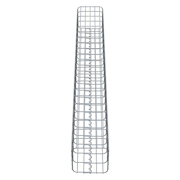 Gabiona Gabionensäule (27 x 27 x 210 cm, Metall, Maschenbreite: 50 mm, Maschenhöhe: 100 mm) | BAUHAUS