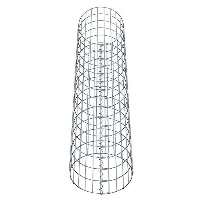 Gabiona Gabionensäule (Durchmesser: 37 cm, Höhe: 160 cm, Stahl, Maschenbreite: 50 mm, Maschenhöhe: 100 mm, Spirale) | BAUHAUS