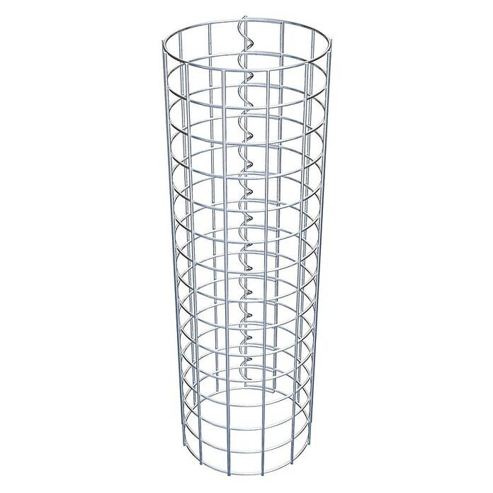 Gabiona Gabionensäule (Durchmesser: 22 cm, Höhe: 70 cm, Stahl, Maschenbreite: 50 mm, Maschenhöhe: 50 mm) | BAUHAUS
