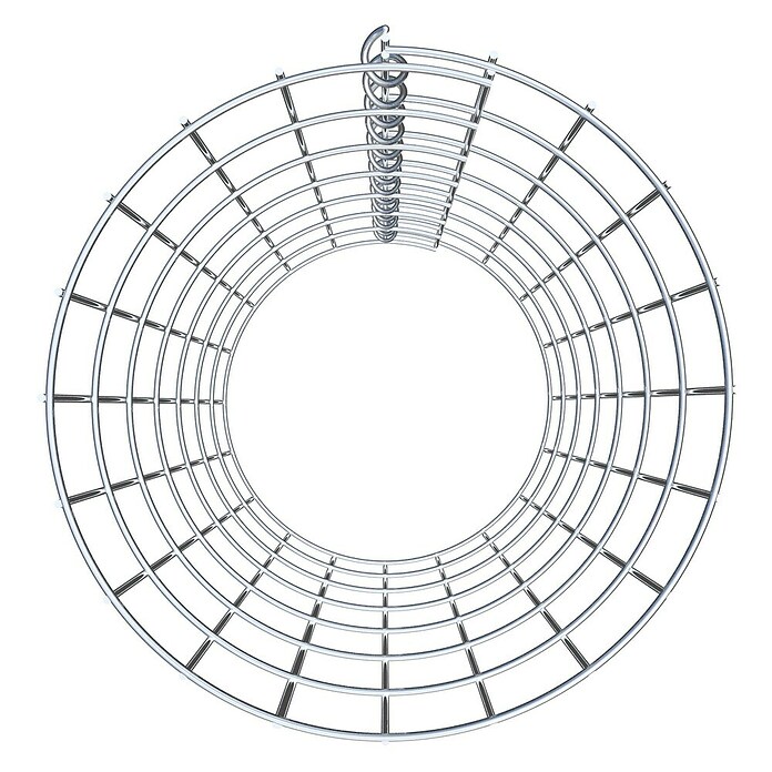 Gabiona Gabionensäule (Durchmesser: 32 cm, Höhe: 70 cm, Stahl, Maschenbreite: 50 mm, Maschenhöhe: 100 mm) | BAUHAUS