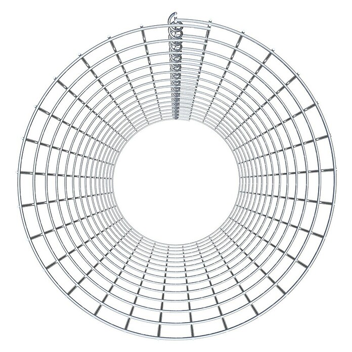 Gabiona Gabionensäule (Durchmesser: 47 cm, Höhe: 140 cm, Stahl, Maschenbreite: 50 mm, Maschenhöhe: 100 mm) | BAUHAUS