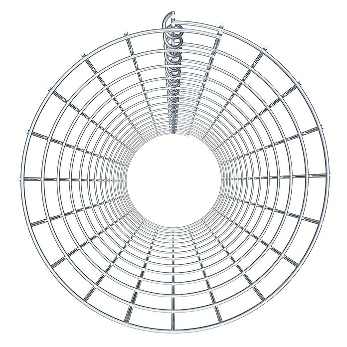Gabiona Gabionensäule (Durchmesser: 32 cm, Höhe: 140 cm, Stahl, Maschenbreite: 50 mm, Maschenhöhe: 100 mm) | BAUHAUS