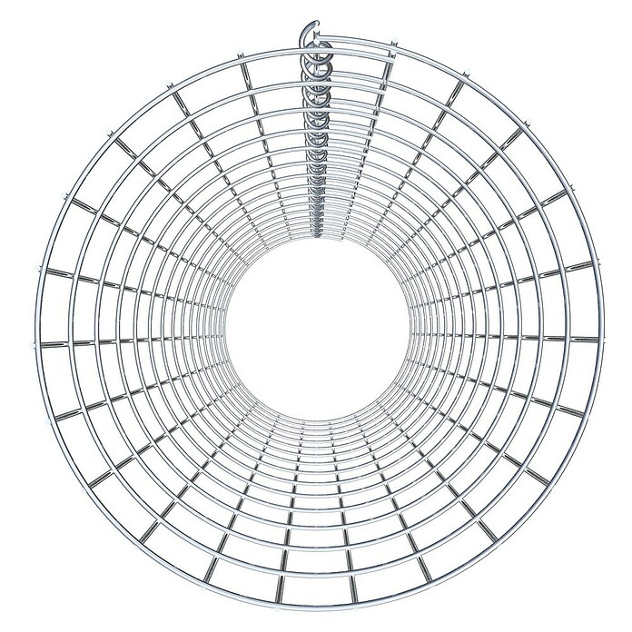 Gabiona Gabionensäule (Durchmesser: 37 cm, Höhe: 150 cm, Stahl, Maschenbreite: 50 mm, Maschenhöhe: 100 mm) | BAUHAUS