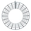 Gabiona Gabionensäule (Durchmesser: 32 cm, Höhe: 50 cm, Stahl, Maschenbreite: 50 mm, Maschenhöhe: 100 mm) | BAUHAUS