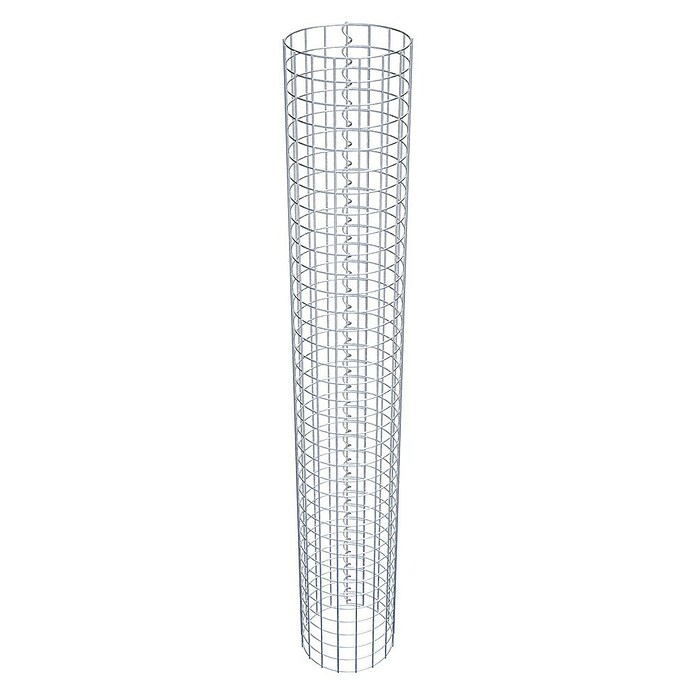 Gabiona Gabionensäule (Durchmesser: 27 cm, Höhe: 180 cm, Stahl, Maschenbreite: 50 mm, Maschenhöhe: 50 mm) | BAUHAUS
