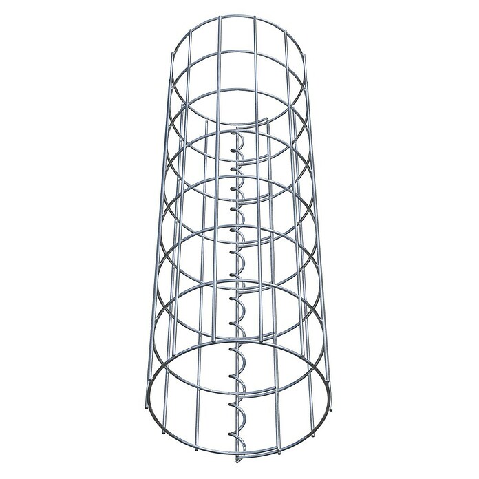 Gabiona Gabionensäule (Durchmesser: 22 cm, Höhe: 70 cm, Stahl, Maschenbreite: 50 mm, Maschenhöhe: 100 mm) | BAUHAUS