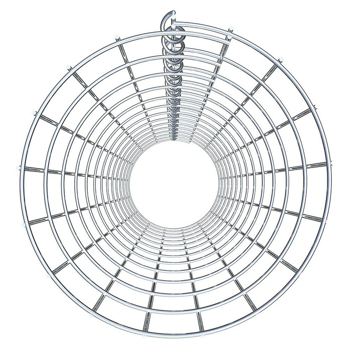 Gabiona Gabionensäule (Durchmesser: 27 cm, Höhe: 130 cm, Stahl, Maschenbreite: 50 mm, Maschenhöhe: 100 mm) | BAUHAUS