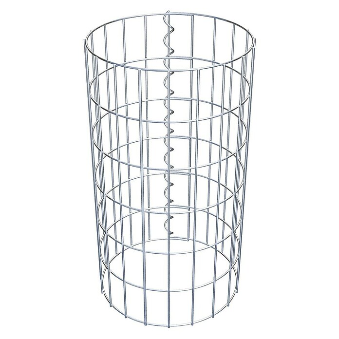 Gabiona Gabionensäule (Durchmesser: 32 cm, Höhe: 60 cm, Stahl, Maschenbreite: 50 mm, Maschenhöhe: 100 mm) | BAUHAUS
