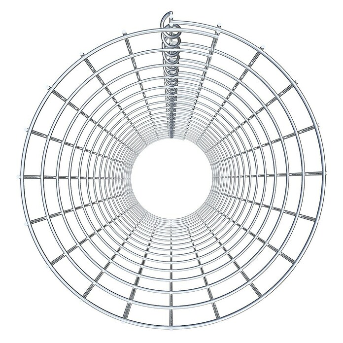 Gabiona Gabionensäule (Durchmesser: 32 cm, Höhe: 170 cm, Stahl, Maschenbreite: 50 mm, Maschenhöhe: 100 mm) | BAUHAUS